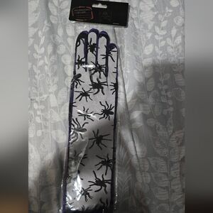 Spirit Black and White Spider Web Gloves